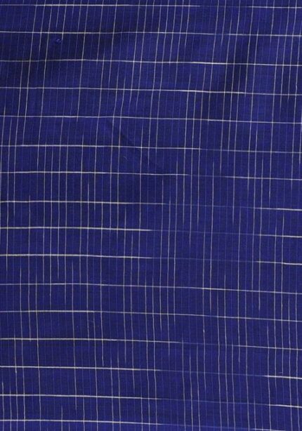 Pink Solid Cotton Saree Set