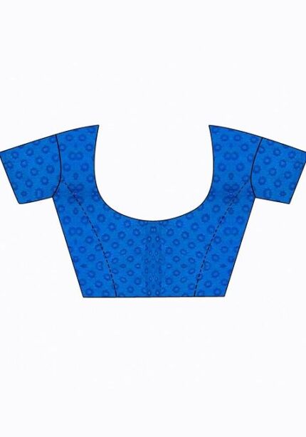 Magenta Embroidered Georgette Saree Set